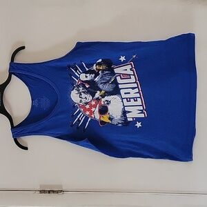NWOT Blue 'Merica Tank Top